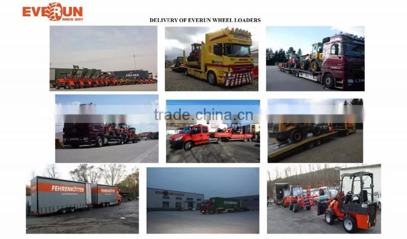 EVERUN brand CE EPA 4 approved 1.6 ton WHEEL LOADER