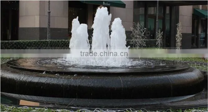 Low pressure brass fountain spray nozzle
