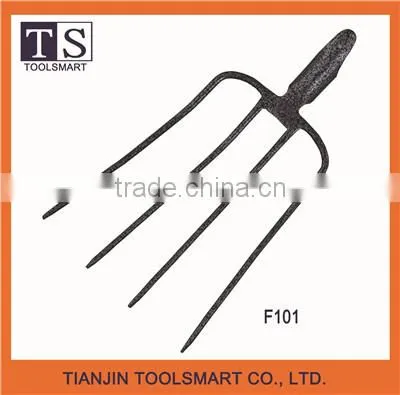 garden steel forged carbon fork with three prong