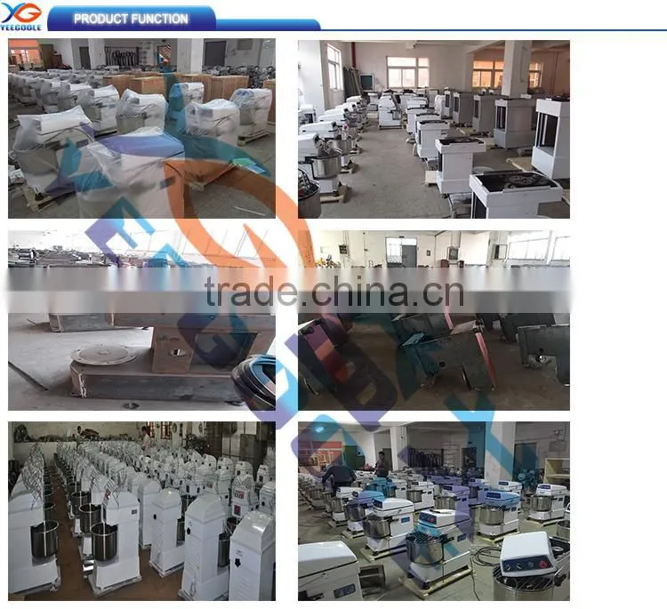 eletric spiral industrial bread dough mixer