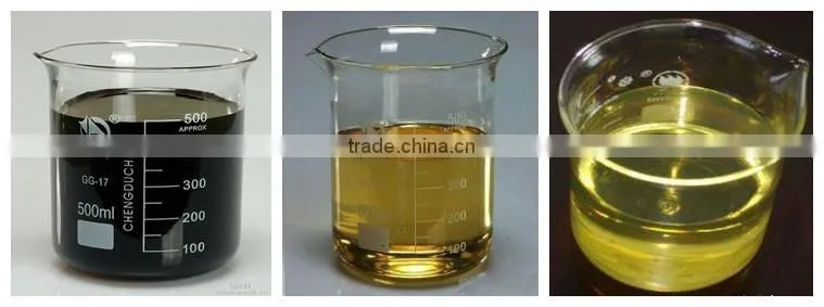 Excellent recycling technologies automatic operation waste engine oil distillation plant
