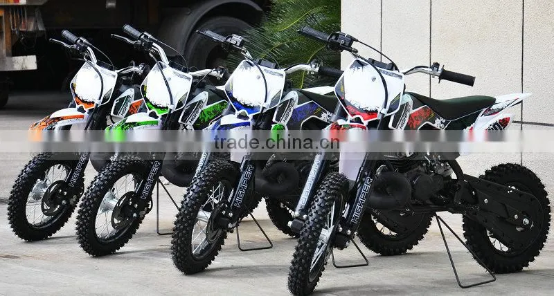 9.0HP! 2 stroke Kick Start 50cc Dirt Bike with KTM engine (DB502B)