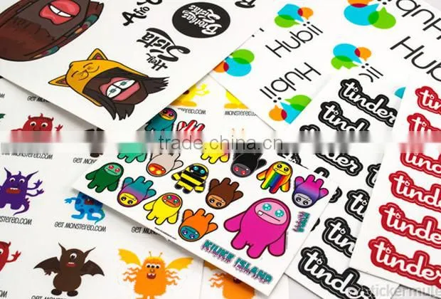 Custom Printing vinyl sticker high quality