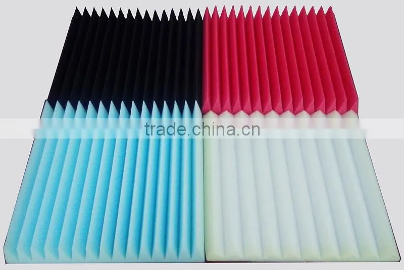 High density soundproofing foam with wedge/egg/pyramid shape/acoustic foam panels