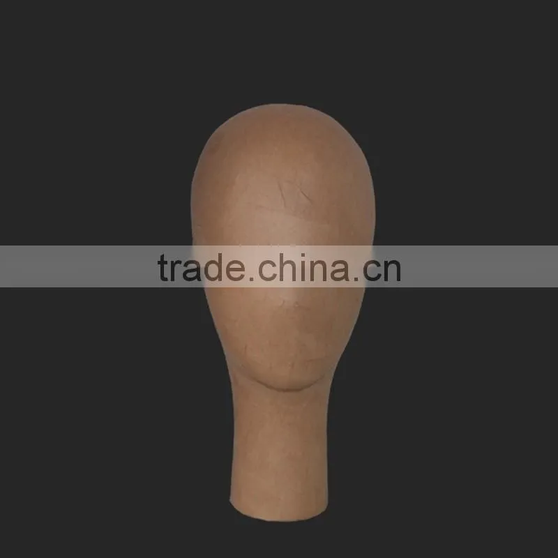 Mannequin head for hats and scarves display Paper covered head models