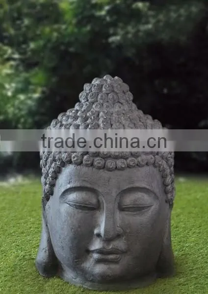 Large resin buddha head statue from China