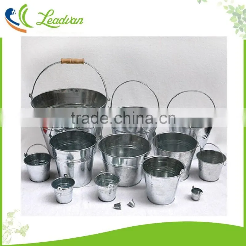 flower herb garden gift metal plant pot planters