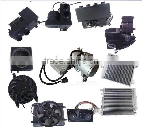 48V, 60V, 72V, 96V, 144V, 220v,320V,336v,384v cooled and heated integration air conditioner A/C for ev