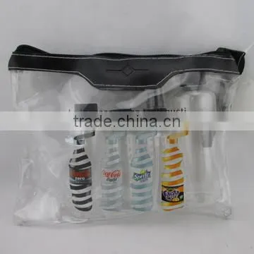 Plasitic travel set mini shampoo bottle