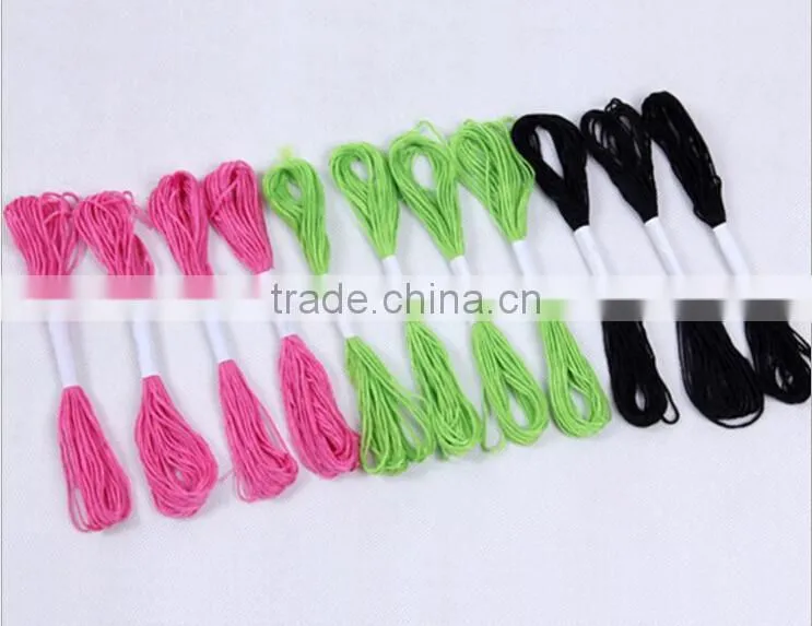 150828003 Factory hot sales DMC colors cross stitch floss polyester thread embroidery thread