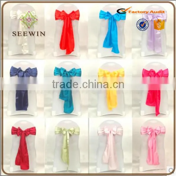 exotic fashionable chair sash led bow tie