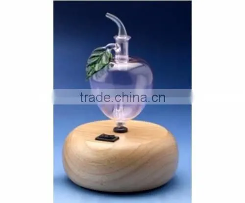 Elegant Wooden and Glass LED Aroma Diffuser Nebulization Essential Oil Diffuser