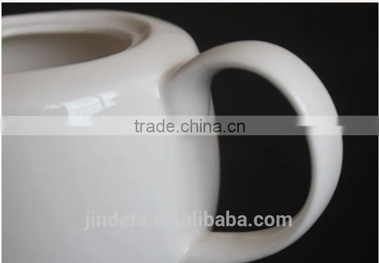 Drinkware white hotel porcelain hot sale, fine porcelain coffee pot