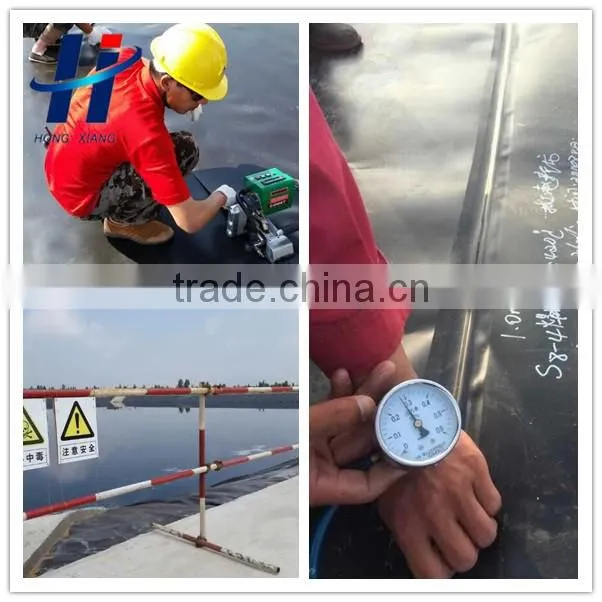 ASTM/GB standard low price HDPE/PVC/EVA waterproof liner geomembrane