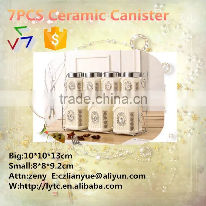 Ceramic Jar,Ceramic seal tank ,Ceramic Sugar Tea Canister