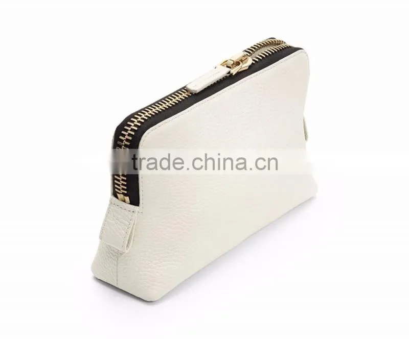 genuine leather makeup bag custom/travel makeup bag/trolley makeup bag