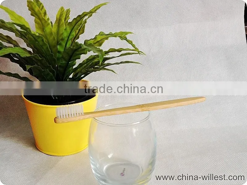Travel toothbrush, high quality natural bamboo toothbrush
