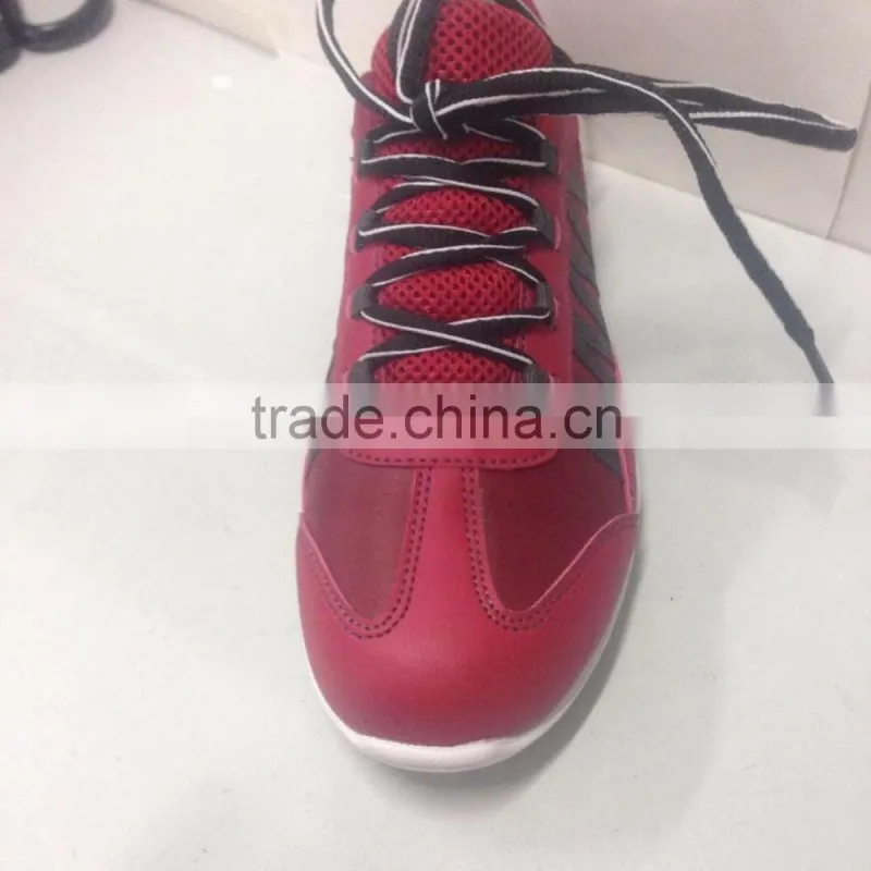 Girls white cheerleading dancing shoes pure colored cheer shoes performance Sport dance Shoes