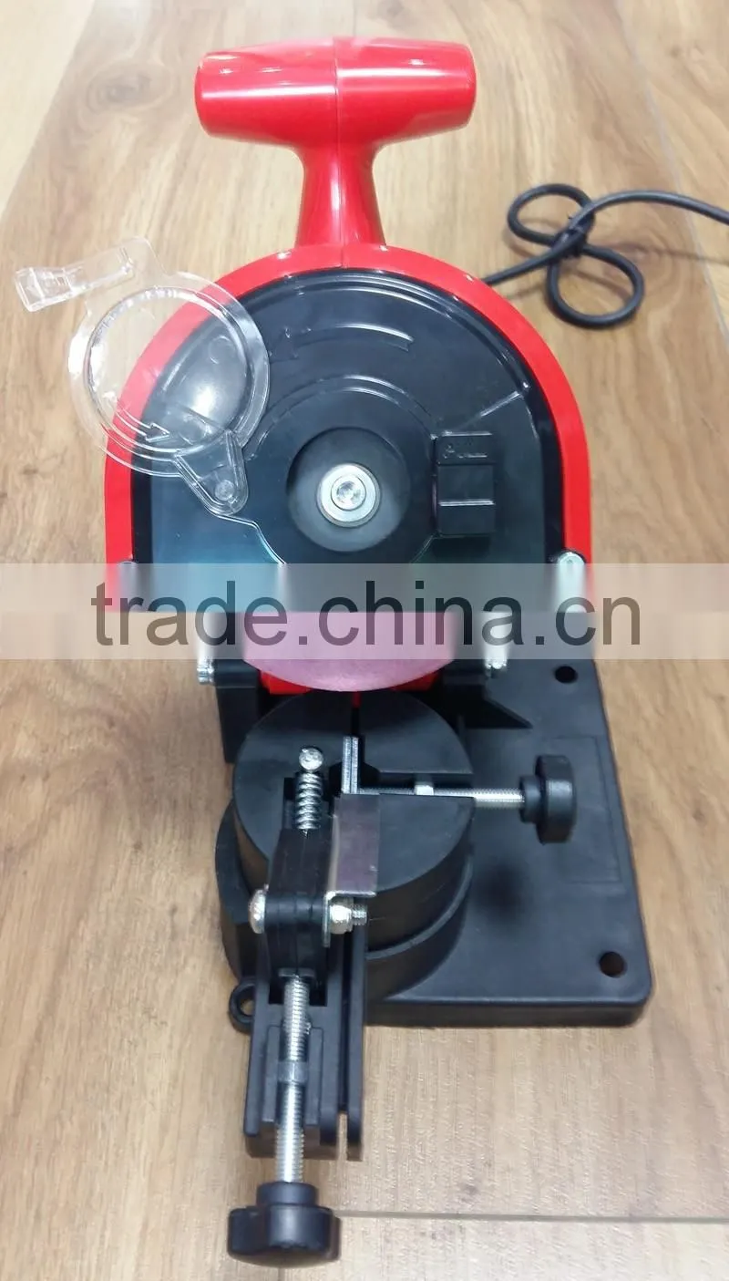 Hot Selling 100mm 250W Plastic Base Power Chainsaw Sharpener Grinder Electric Chainsaw Sharpening Machine