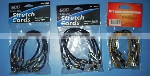 2017 good quality bungee cords for camping/ outdoor Multi-strand core rope with external plastic cove