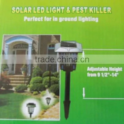 Solar Powered With Re-chargeable Batteries Mosquito Killer Lamp