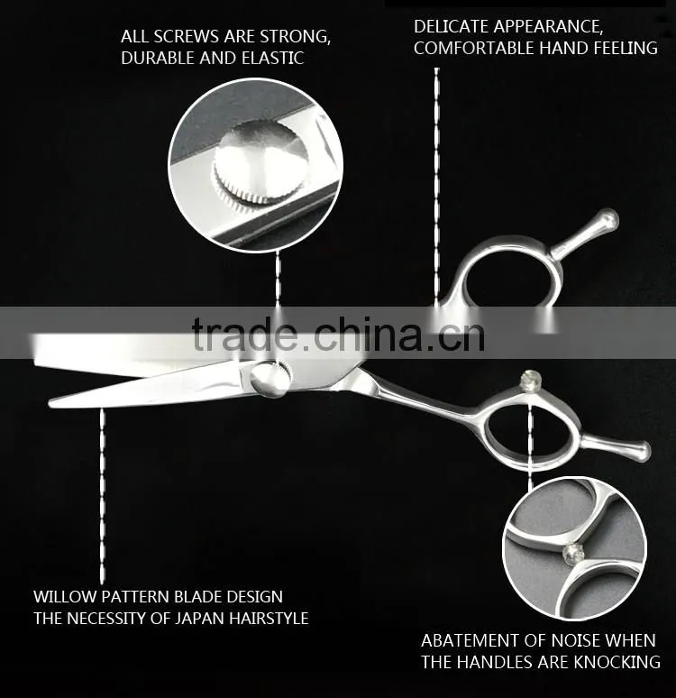 Pure Hand Made Customized Hair Cutting Shears Japanese Cobalt Steel Hairdressing Scissors