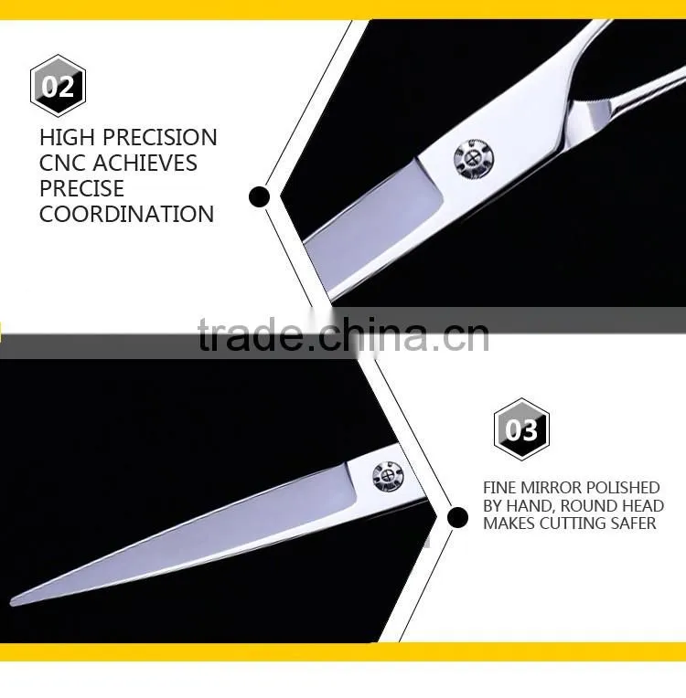 CA-75I 7.5inch double finger rest professional dog grooming scissors
