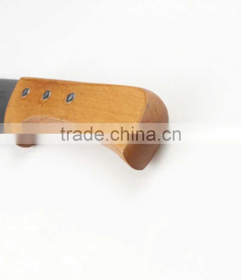 549-1055 5.5" stainless steel chef cooking knifeknife with beech wood handle