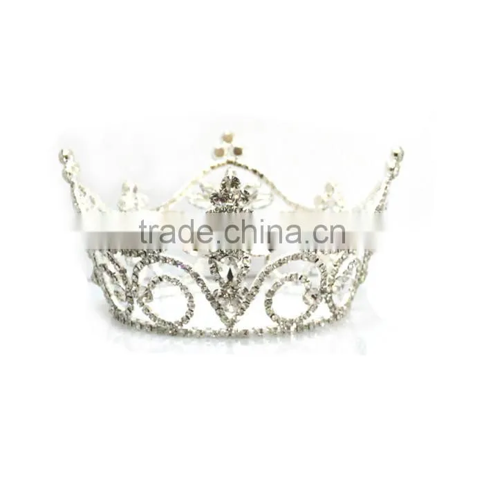 2016 Fashion Hair Accessories Bridal Headband Tiara Crown Queen Crowns For Sale H172-154