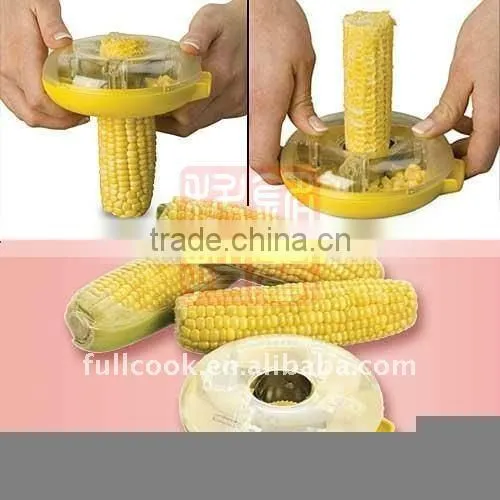 ONE STEP CORN KERNELER REMOVE THE KERNELS FROM THE COBB