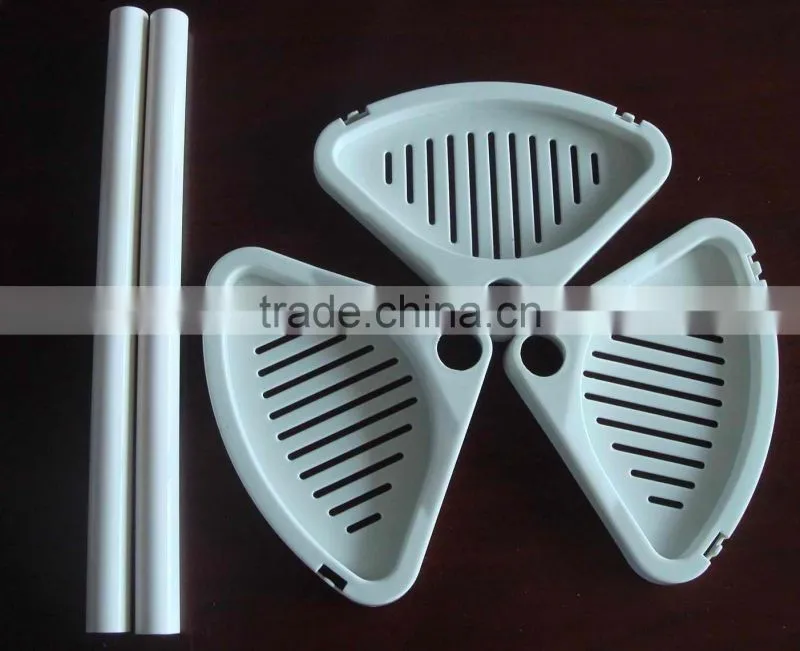 new products bathroom corner shampoo shelf 4-tier kitchen plastic or metal storage rack