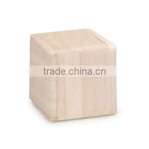 custom wood craft cubes nature unfinished