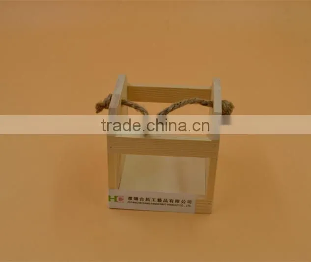 wholesale mini wooden hanger decoration,little wooden candlestick