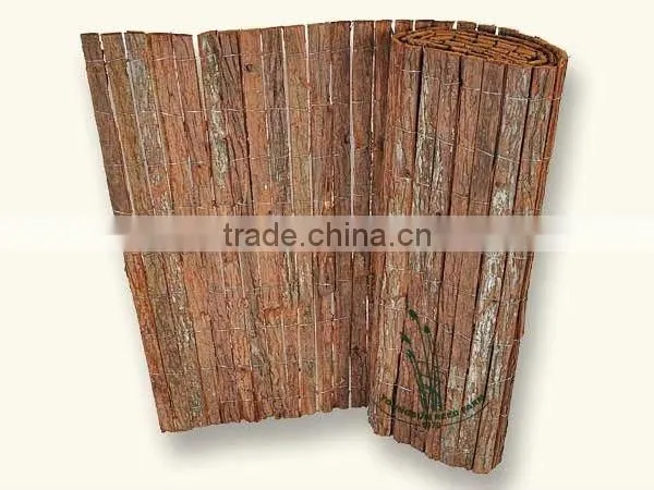 bark fence