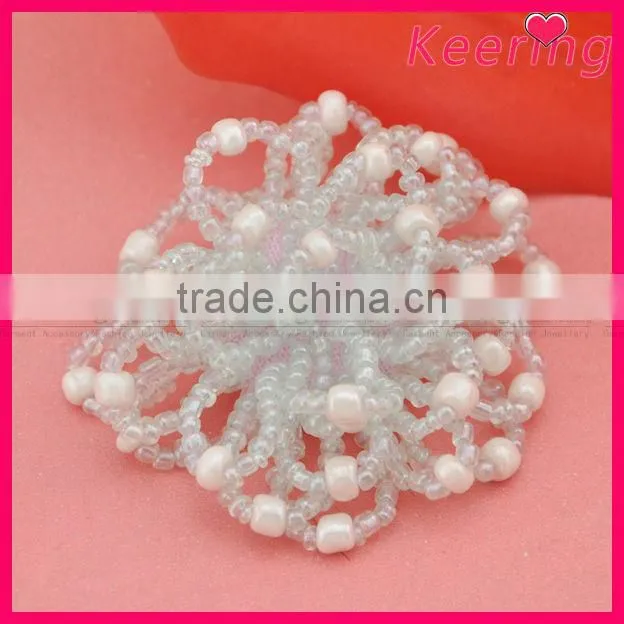 China new arrival beaded embellishment clothing button WBK-1324