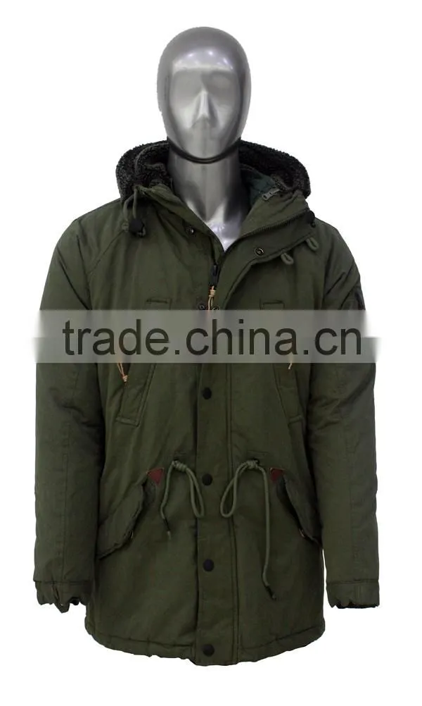 ALIKE mens parka military parka heavy parka