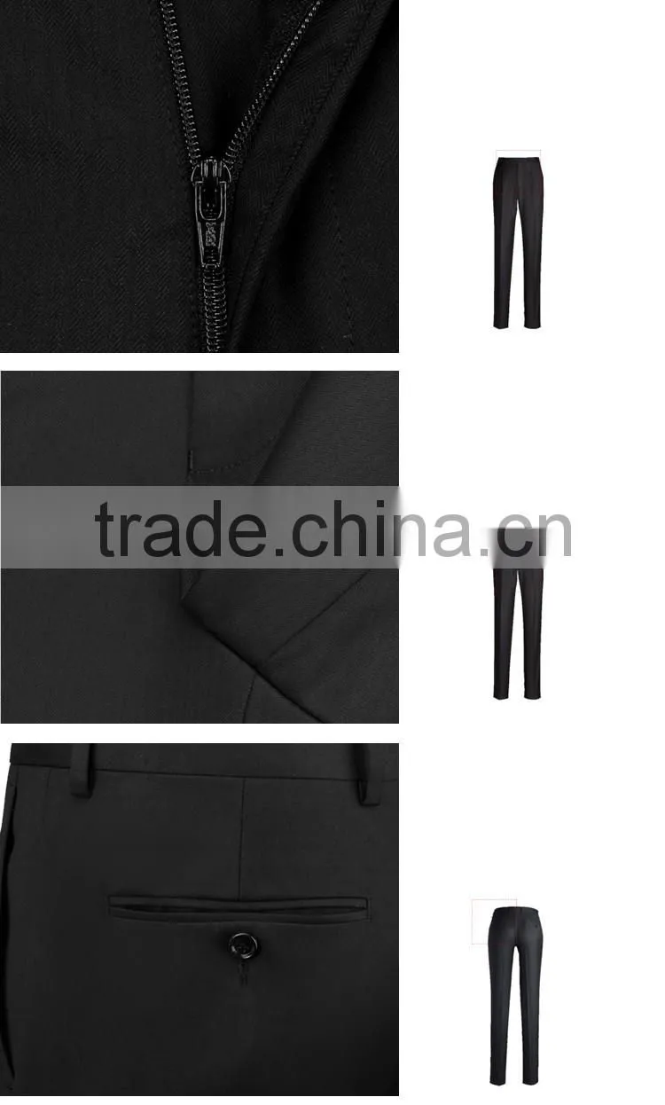New style wedding dress suits for men black coat pant men suit 10 years experience with SGS BSCI