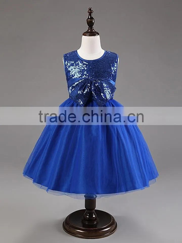 2015 New Flowers Dress For Girls For Wedding and Party Summer Baby Clothes Princess Party Kids Dresses For Girl Infant Costume