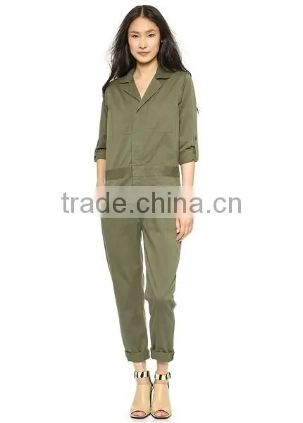 2014 Women Wear Long Sleeve Jumpsuit