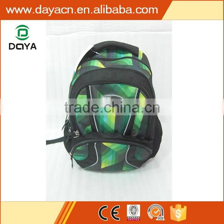 2017 custom fashionable latest new design fancy canvas school bag