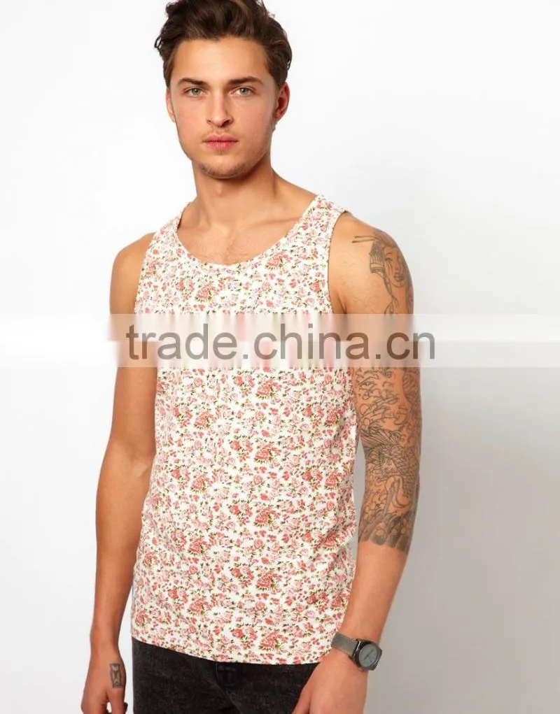 Floral Print Vest