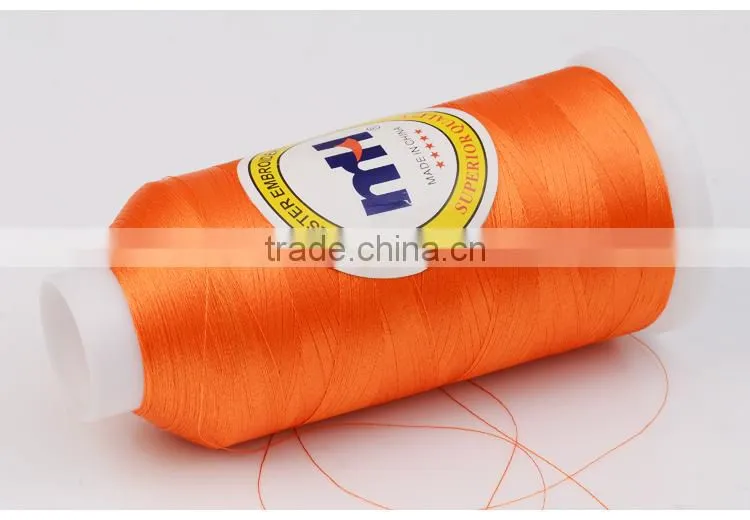 China supplier of 100% Polyester Embroidery Thread 300d/2