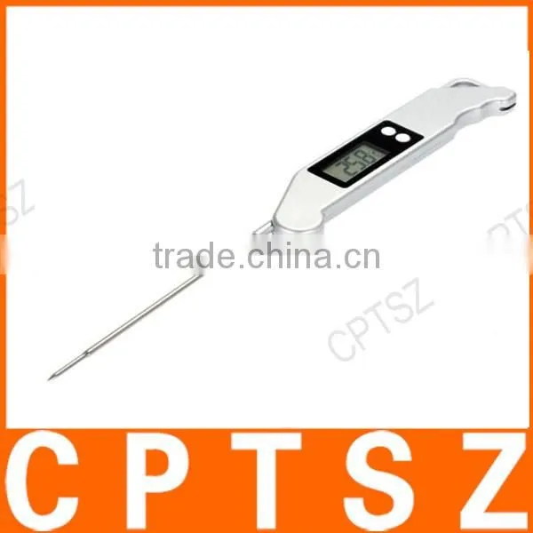 Digital Kitchen Folding Probe Thermometer Temperature Meter for Cooking Food Meat BBQ Household Use