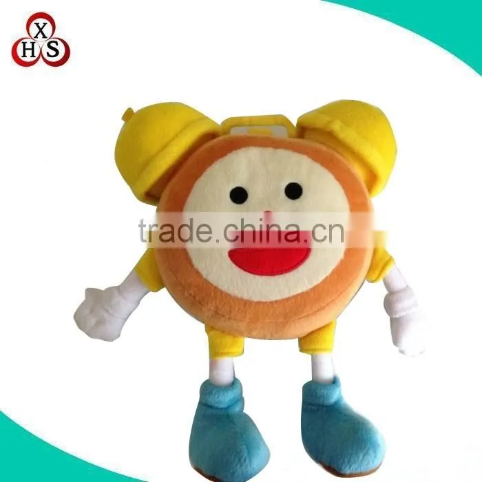 clock plush toy baby educational clock stuffed toys