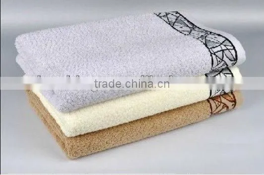 embroidery bath towel