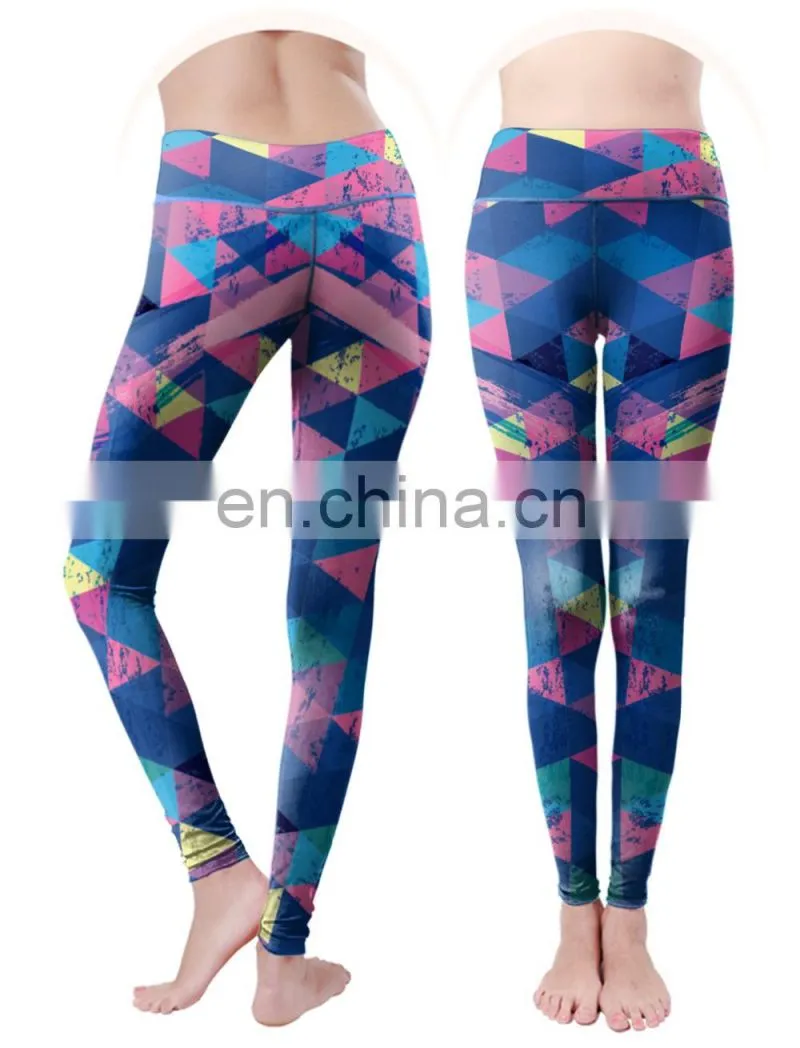 colorful leggings adult compression tights for women fitness