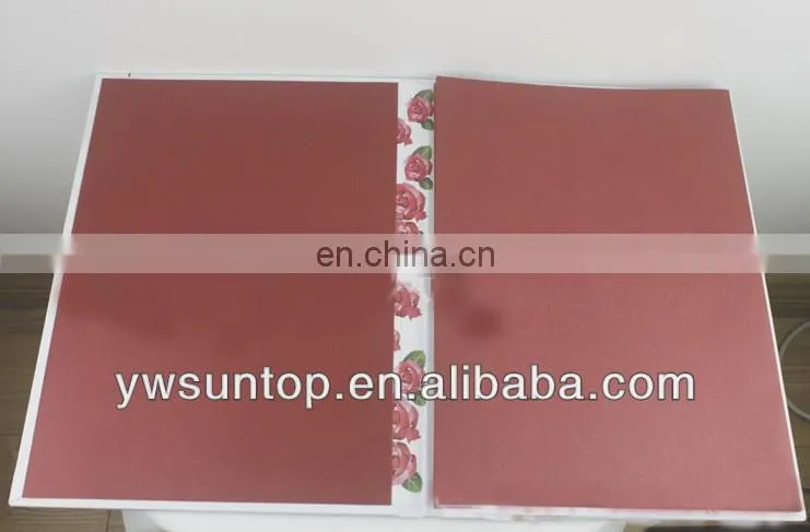 Elegant red roses designer guest book wedding favors decorations