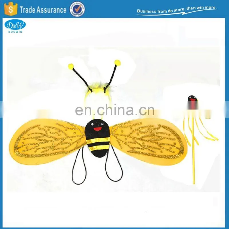 Kids Party Bee Costume Accessory Wings