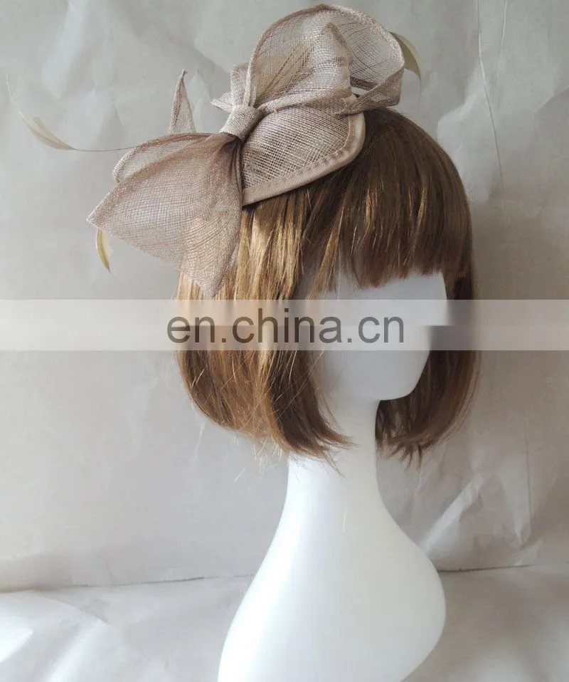 Wholesale Fascinator Disc Millinery Cocktail hair band accessory for women