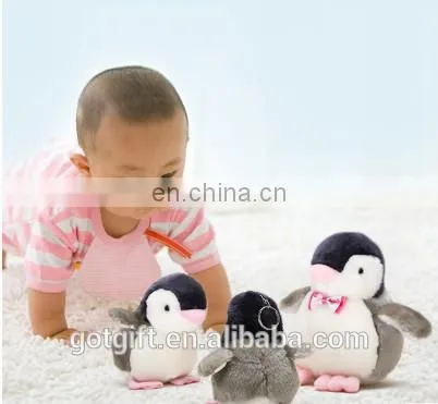 custom penguin plush toy for company mascot,plush toy for promotion